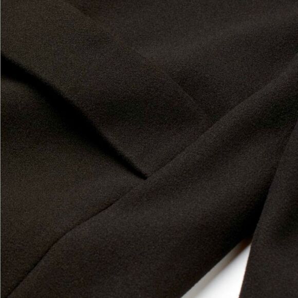 NWT NEW! H&M Straight Cut Coat in Black, Sz S - Picture 2 of 5